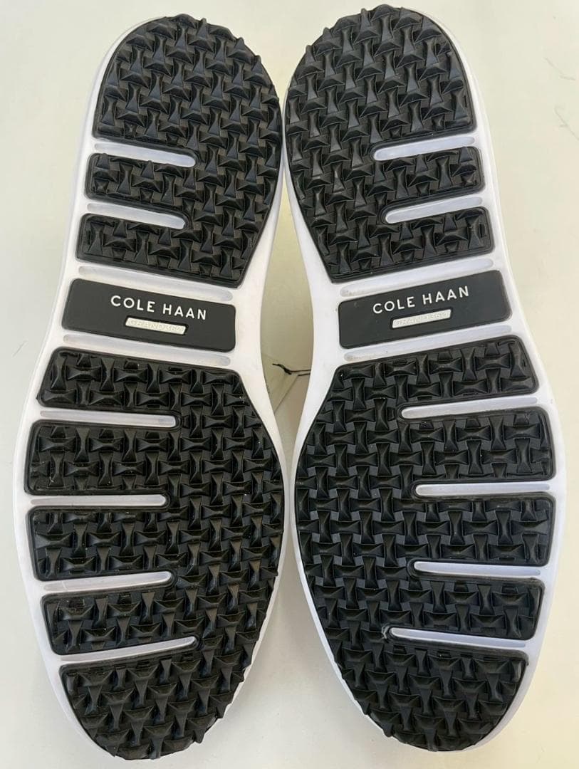 新品 コールハーン ウィングチップ ゴルフシューズ ホワイト 28.5cm