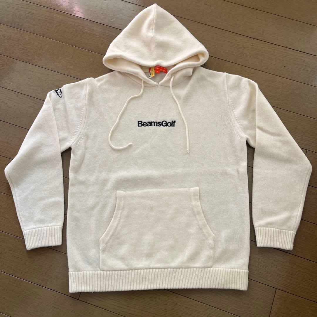 BeamsGolf ホワイトパーカー BEAMS GOLF（ビームス ゴルフ）Miyu Ikeda × BEAMS GOLF / ビッグロゴ