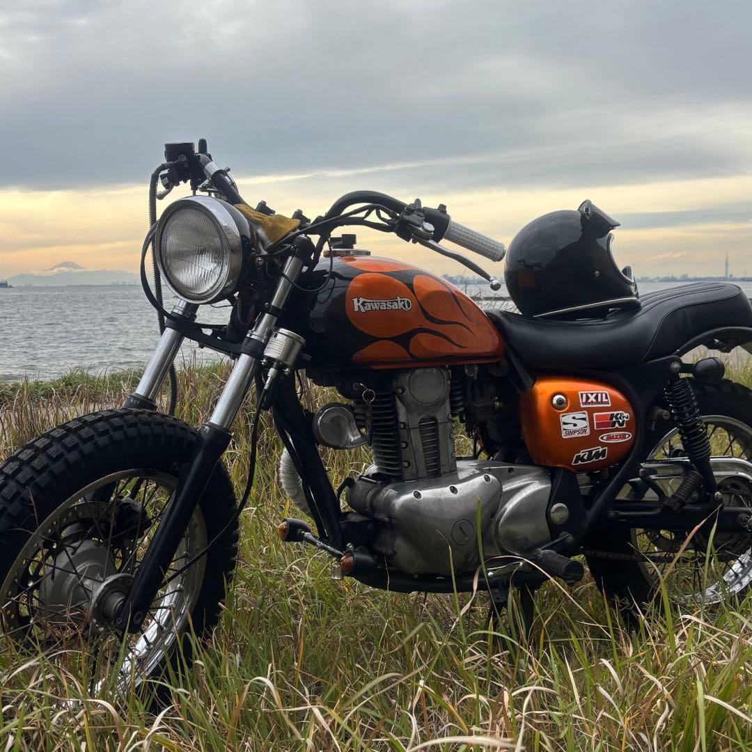 は*わ様 エストレヤrs タンク サイドカバー ハンドルセット