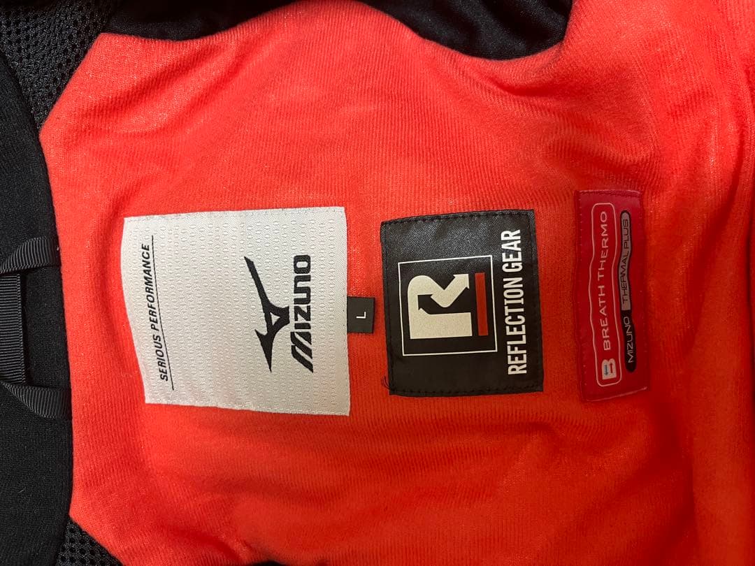 s*u様 ミズノ スキー RACING TEAM 上下セット L オレンジ-ネ