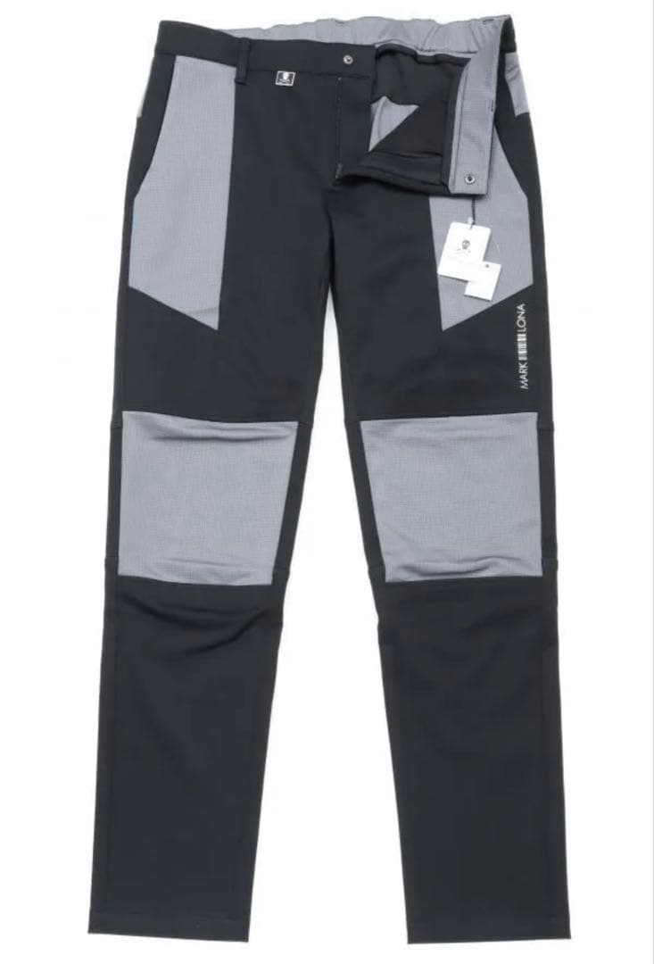 マーク＆ロナ CODE ツートンカラーストレッチパンツ L 黒 MARK & LONA マーク＆ロナ CODE ツートンカラーストレッチパンツ L