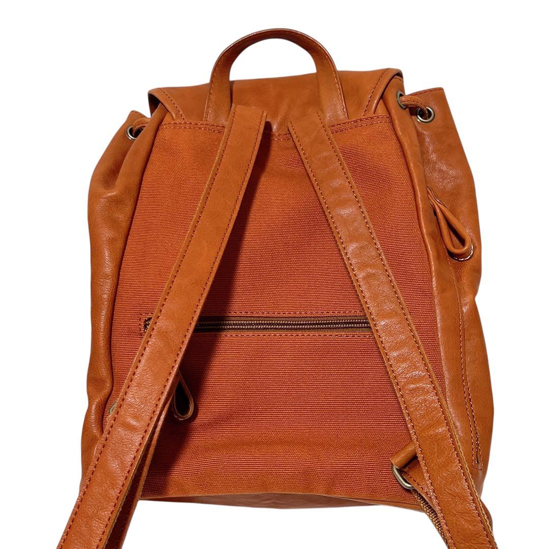 美品】 Dakota リュック ビーバー 牛革 キャメル ダコタ