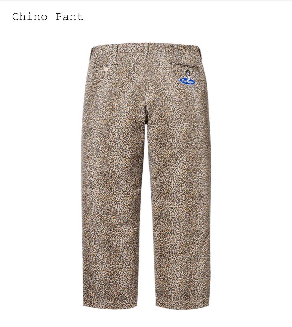 supreme Chino Pant leopard 34 - パンツ通販