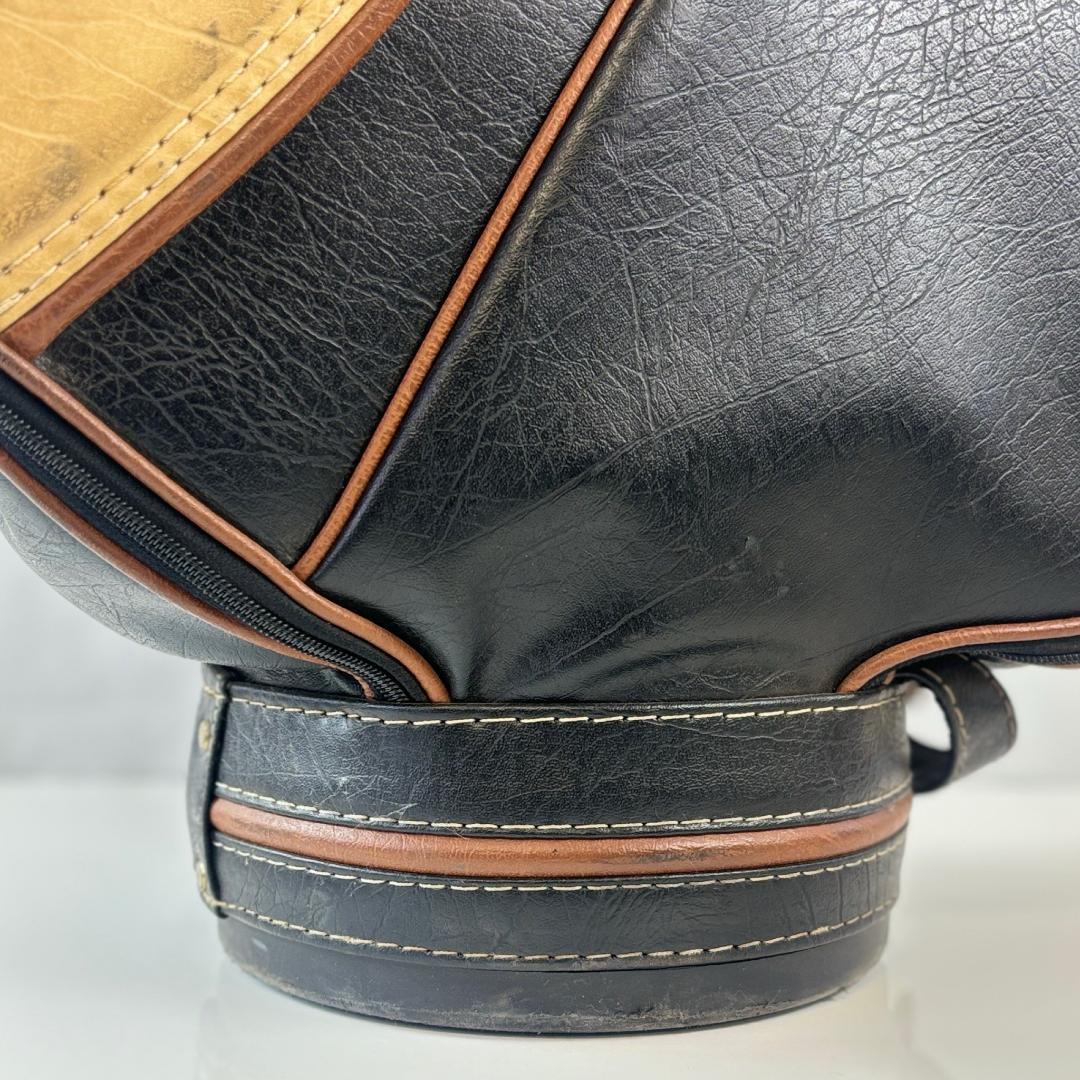 キャロウェイ キャディバッグ《8.5型》カート 3分割 ブラック レザー