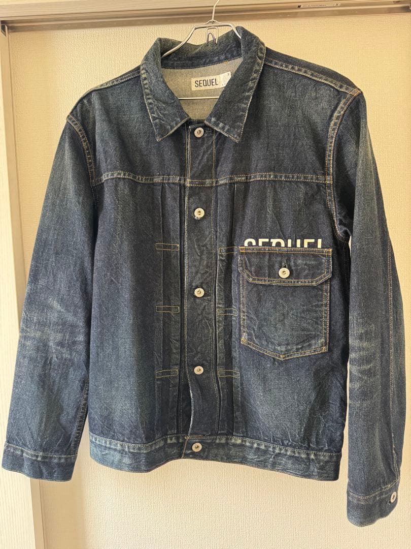 わんたろう　sequel fragment コラボデニムジャケット わんたろう sequel fragment コラボデニムジャケット SEQUEL