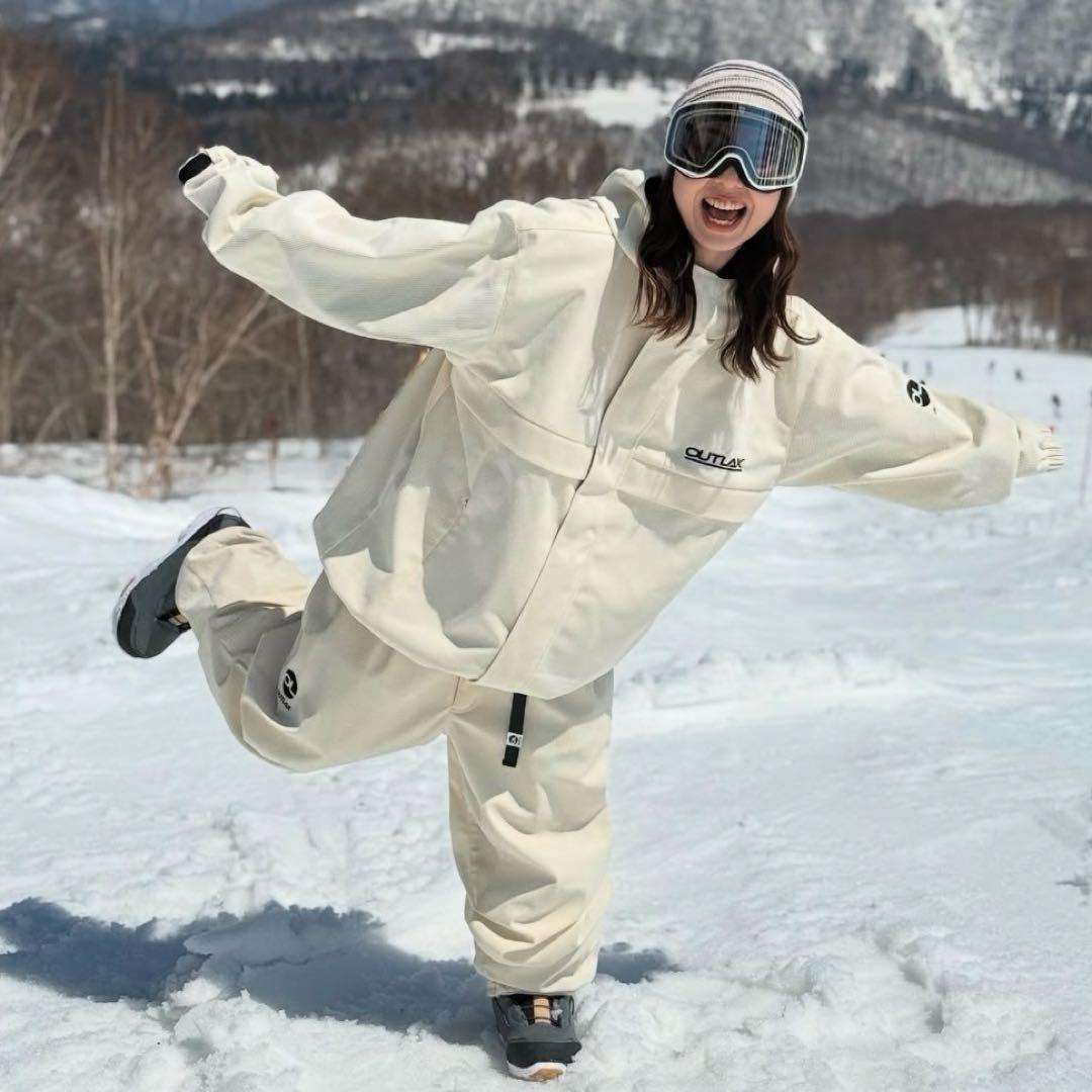 OUTLAX コーデュロイ フルジップ パンツ L