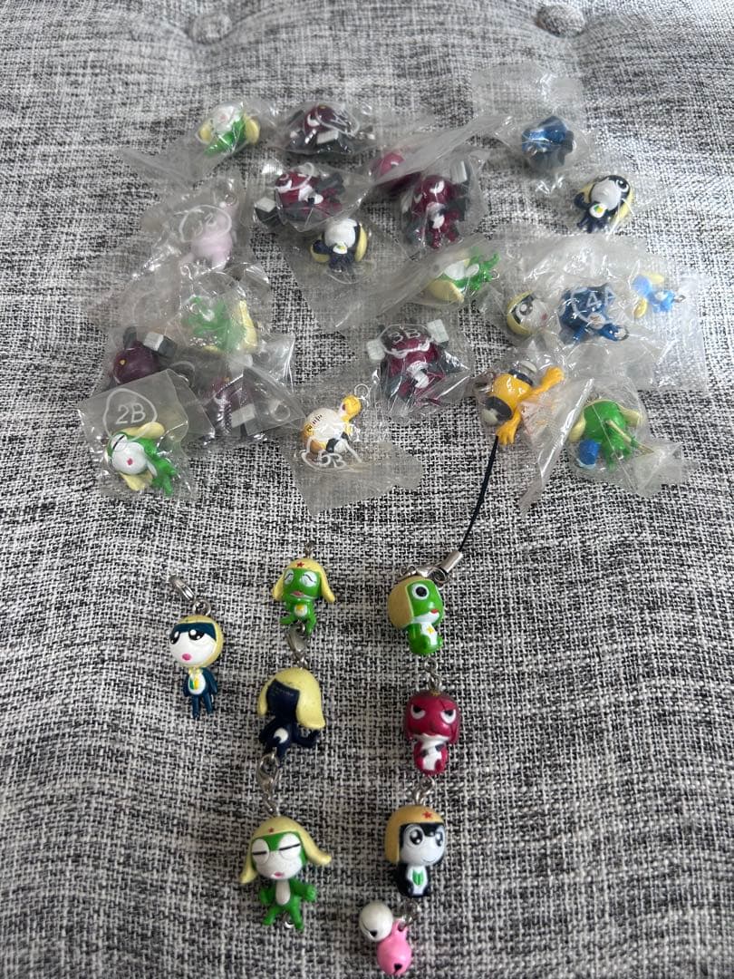 ケロロ軍曹ファスナーチャーム マスコット　まとめ売り ケロロ軍曹 ケロロ小隊全員集合であります ファスナーチャーム