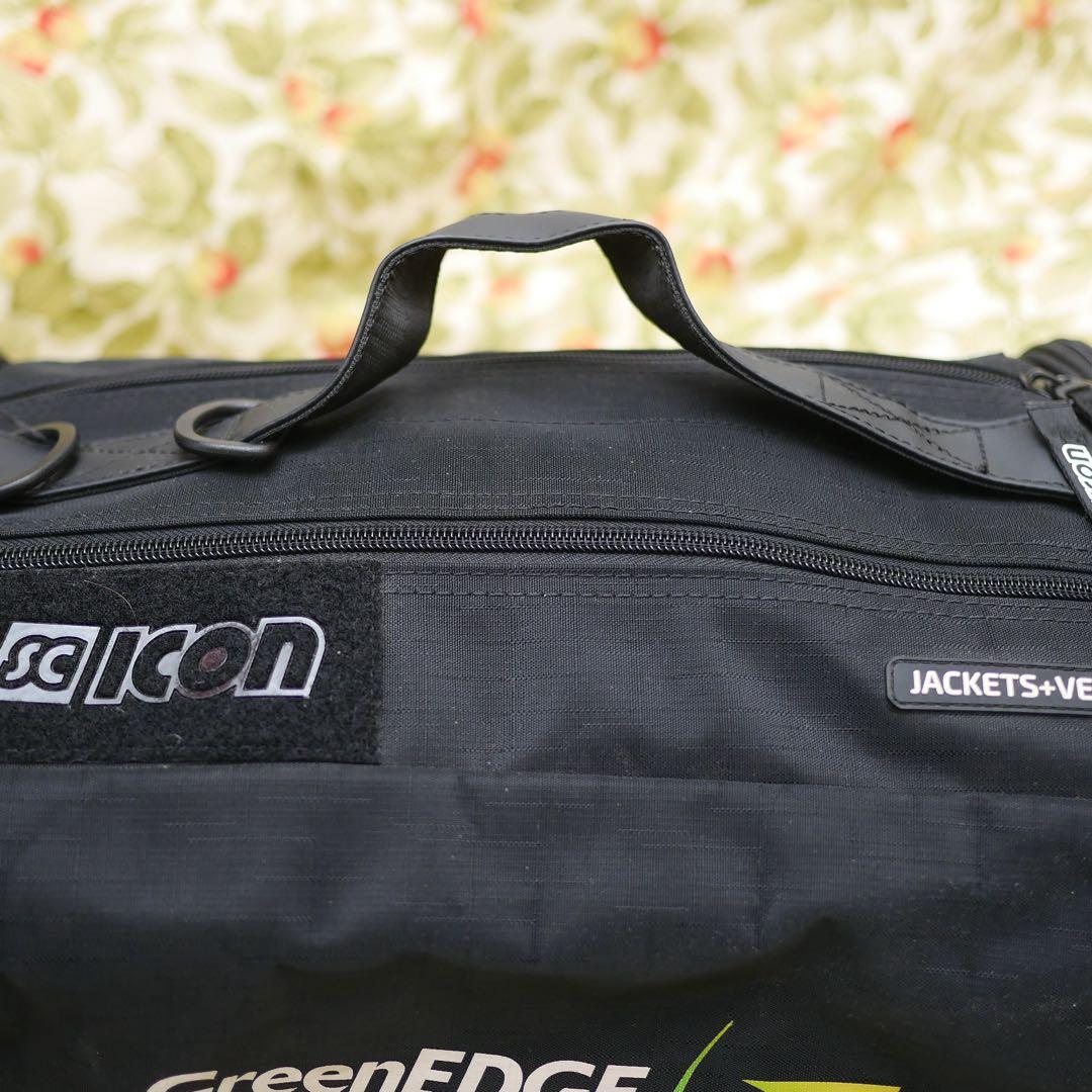 選手支給品 レースレインバッグ オリカグリーンエッジ シーコン プロチーム