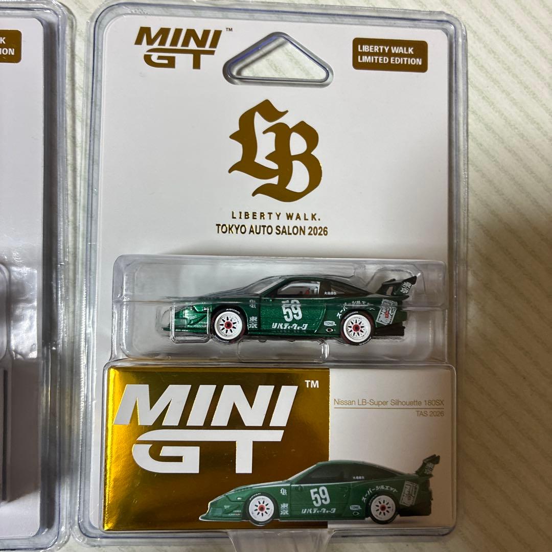 MINI GT リバティウォーク 東京オートサロン2026 180SX限定品2個