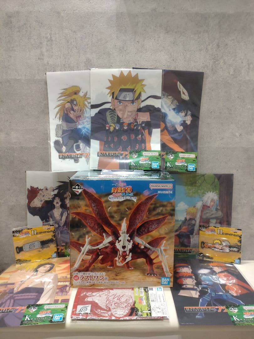 NARUTO ナルト一番くじ　ラストワン　K賞コンプリート　おまけ有 ナルト 一番くじ ラストワン賞 おまけ付き 妖狐の衣 平和の懸け橋