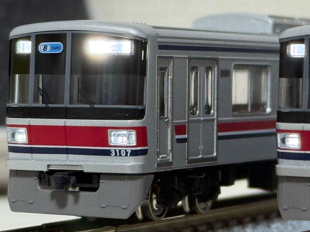 GM 東急電鉄3000系（目黒線・東急新横浜線）8両編成セット 50773＞東急電鉄3000系（目黒線・東急新横浜線）8両編成セット（動力