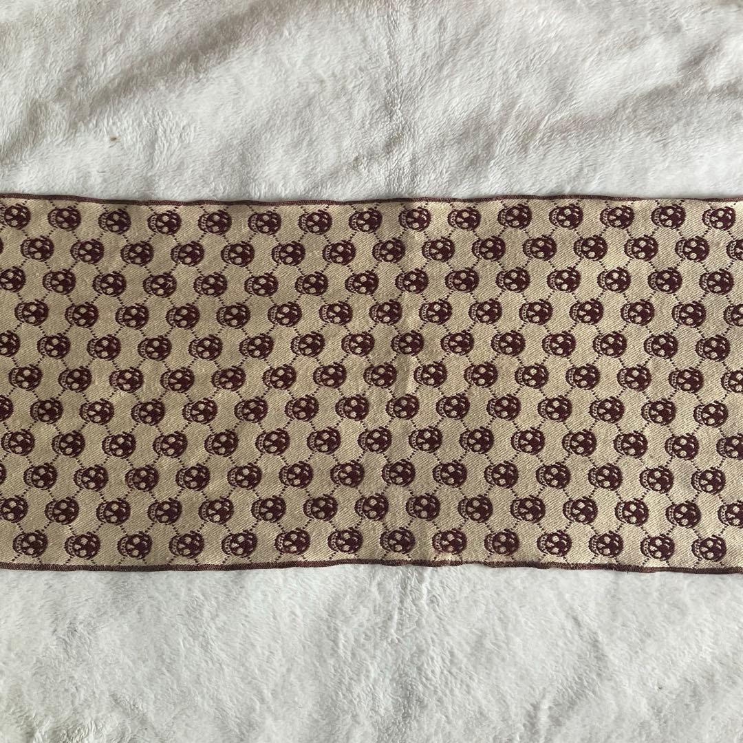 アレキサンダーマックイーン ウール スカルジャガード フリンジ