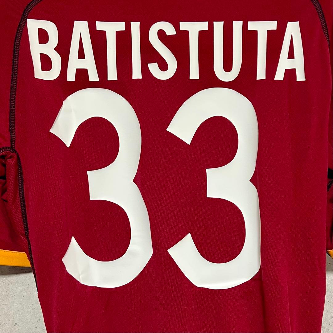 新品/タグ付き】02/03 ASローマ ♯33 バティストゥータ 【Lサイズ