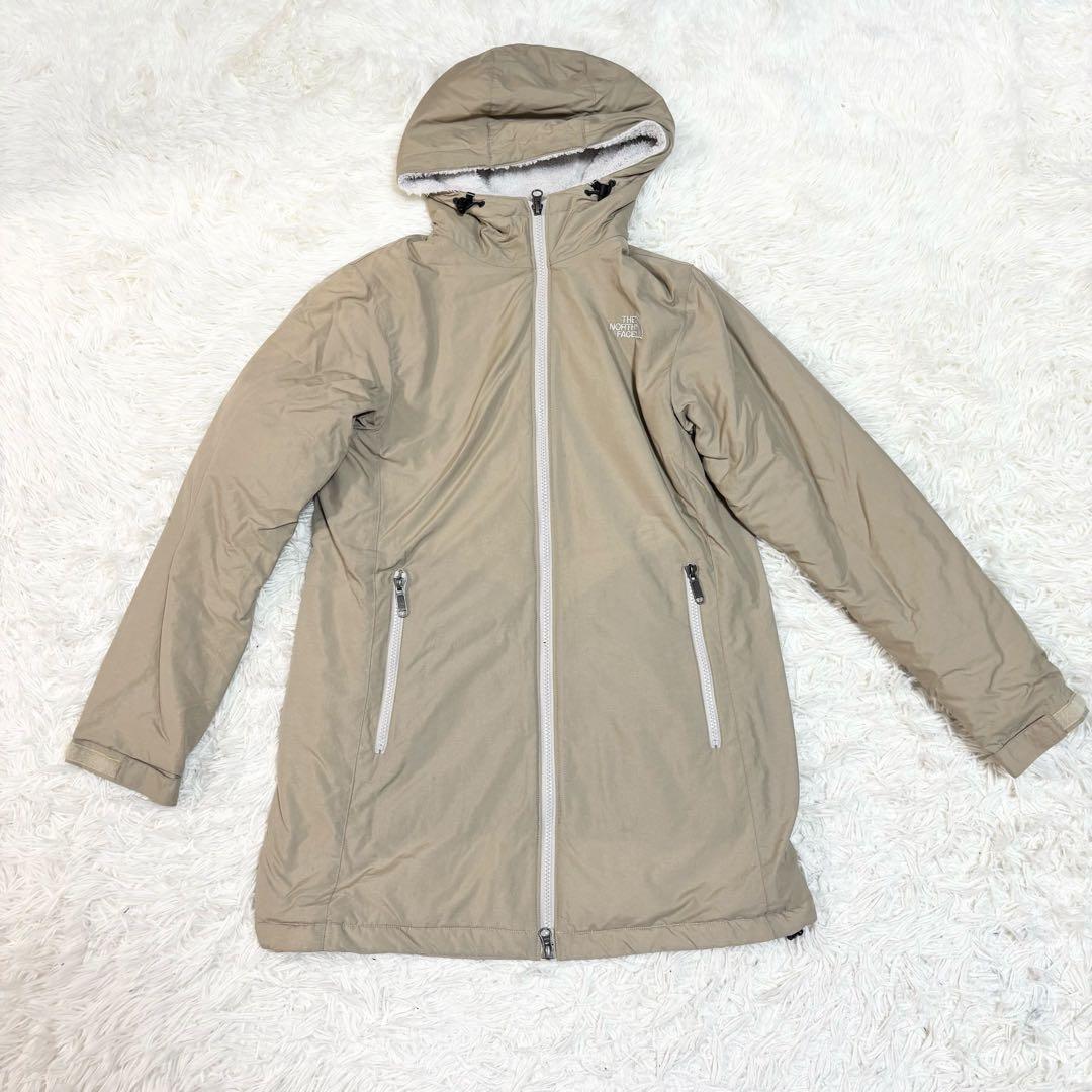 ノースフェイス 裏地ボア コンパクトノマドコート NPW71402 ミドル丈