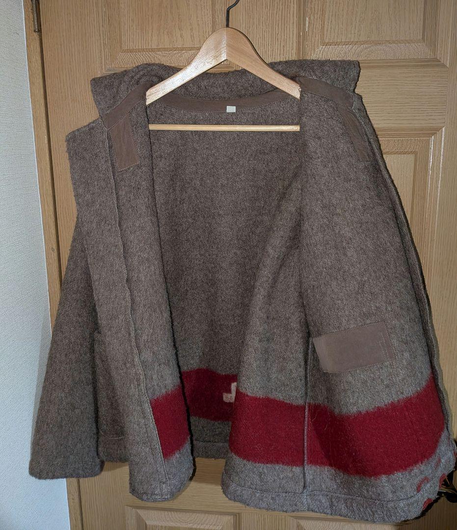 90´s スイス軍 ウール ダッフルコートブランケット リメイク M