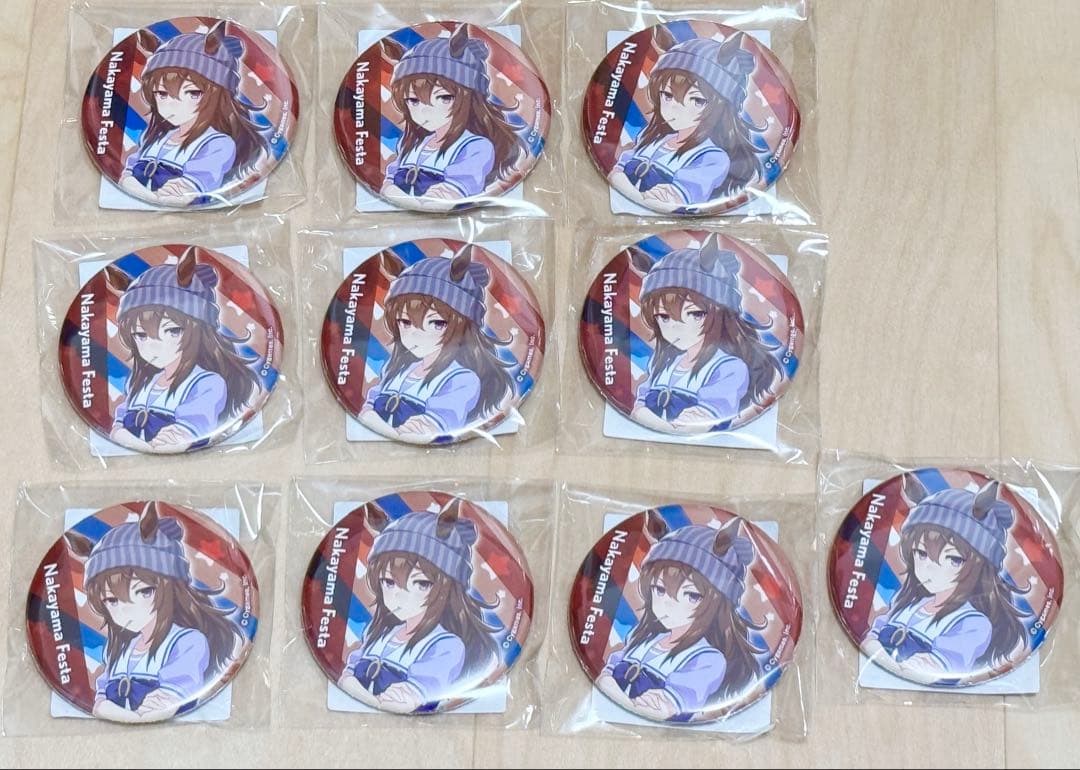 ナカヤマフェスタ 公式 缶バッジ 制服ver ウマ娘 10個セット まとめ