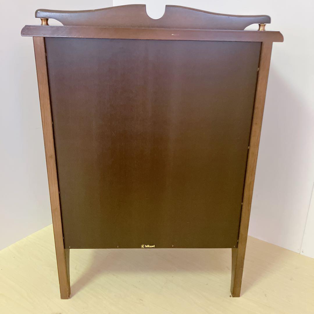 HIKARI アンティーク調 サイドキャビネット サイドチェスト 電話台