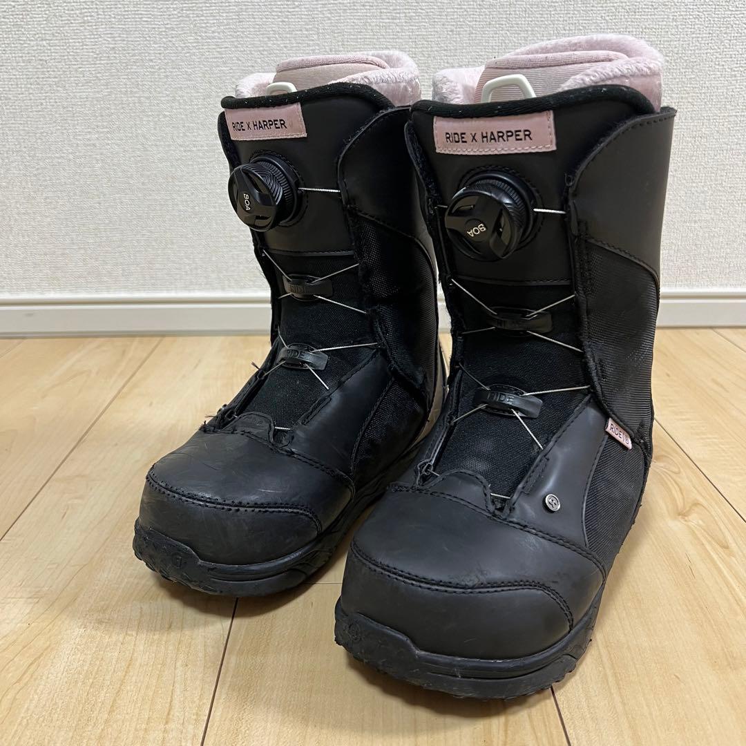 比較的美品_即日発送】RIDE スノボブーツ HARPER BOA 23cm - メルカリ