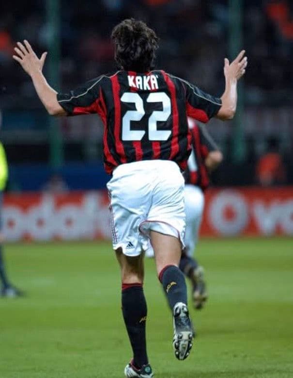 06-07 ACミラン カカ アディダスオフィシャル CL仕様ユニフォーム