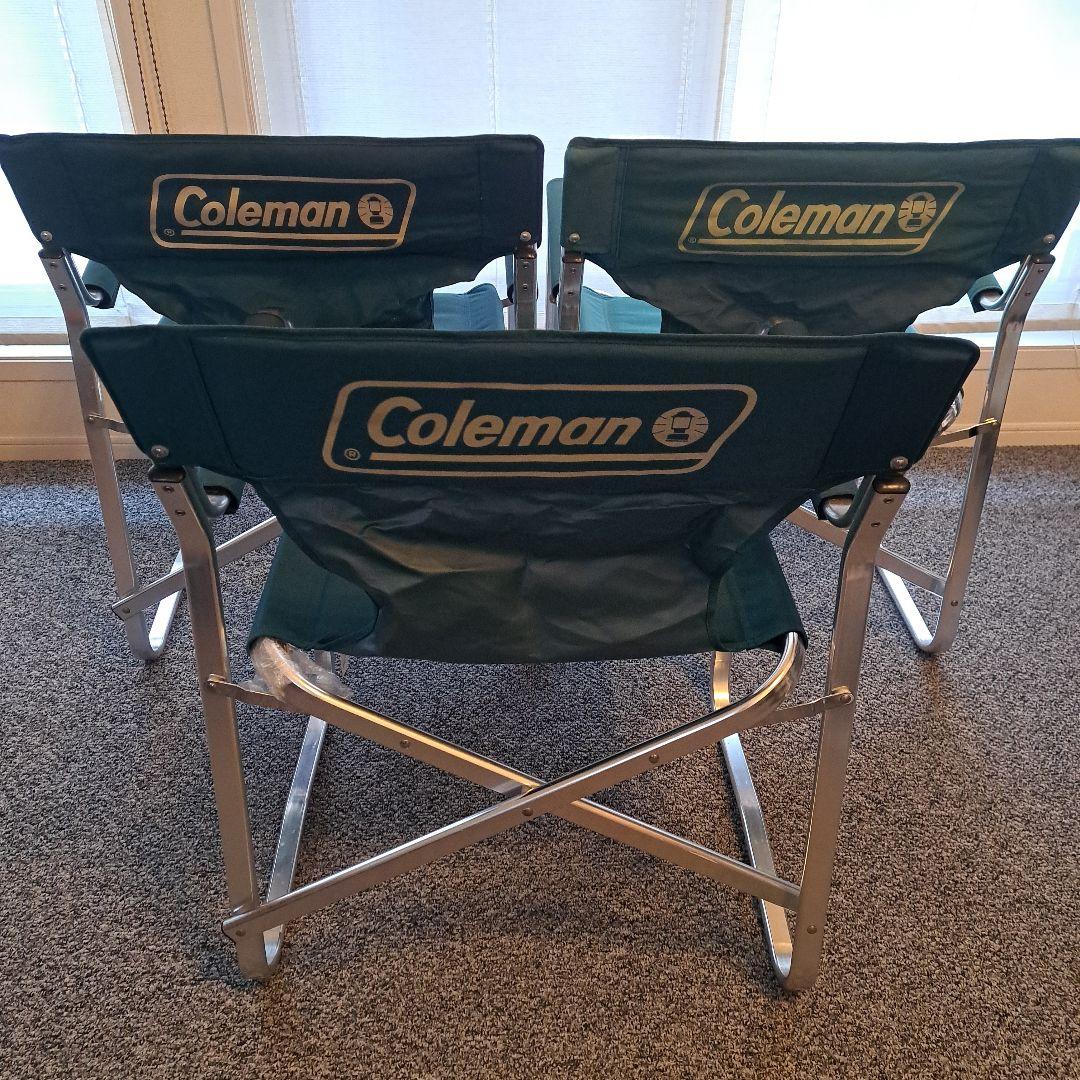 手渡し限定】美品 コールマン ニューキャプテンチェア 4脚 廃盤商品