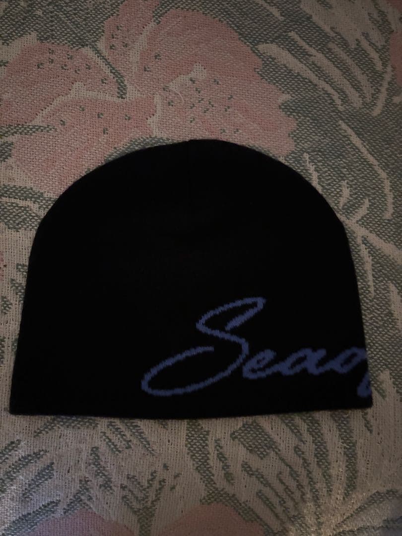 yo sea ビーニー yo-sea seaoflove ビーニー ブラック - メルカリ