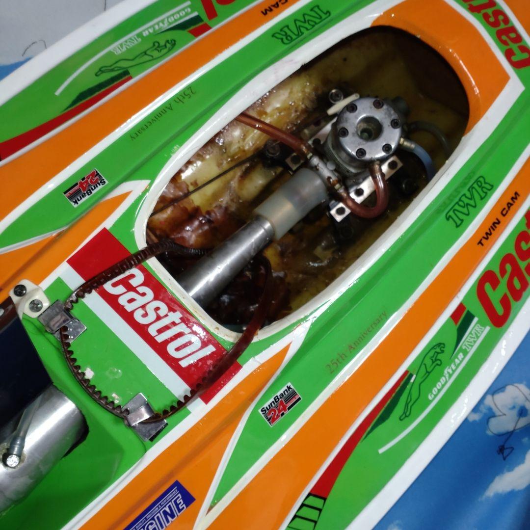 ♥ 30年以前ABCホビーレーシングRCボート ドルフィン46 V型艇