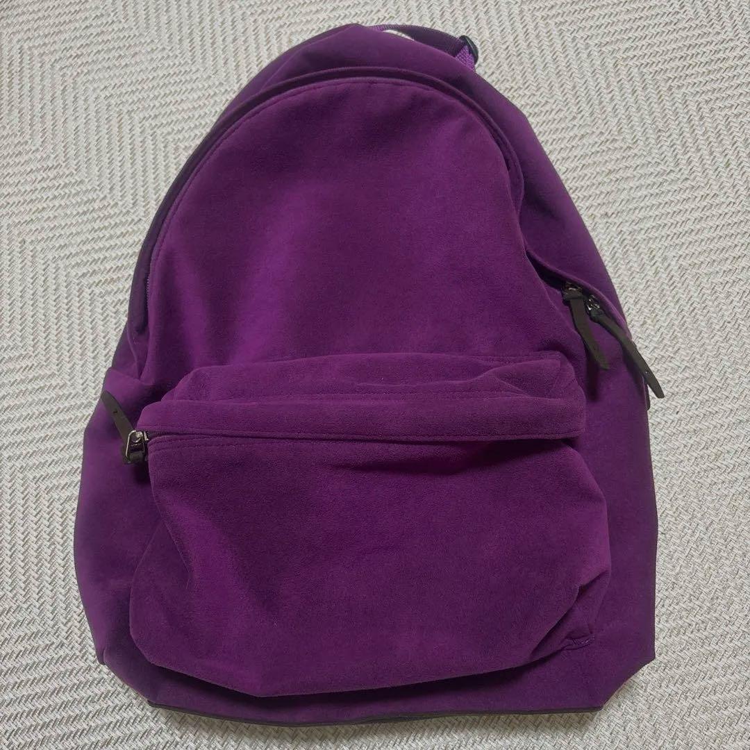 zattu】マイクロファイバースエード デイパック パープル 超美品 公式