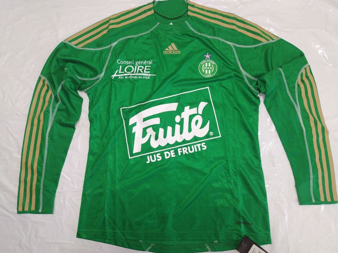 アディダス サンテティエンヌ09/10ホーム長袖シャツ Lサイズ未使用品 アディダス サンテティエンヌ09/10ホーム長袖シャツ Lサイズ未使用品