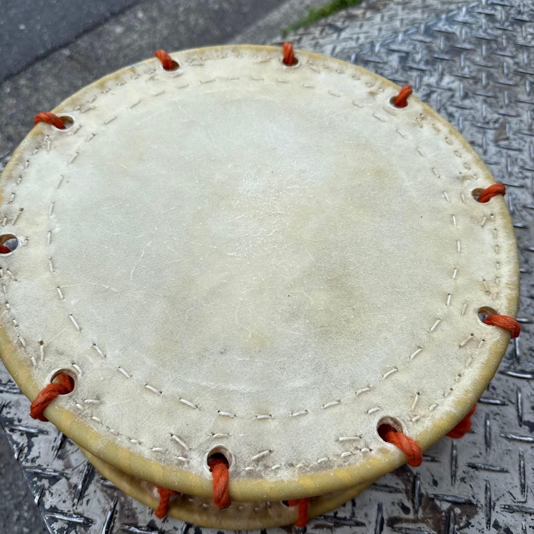 ○現状品○和太鼓/附締太鼓 鼓面 約30.5㎝ 打楽器 平