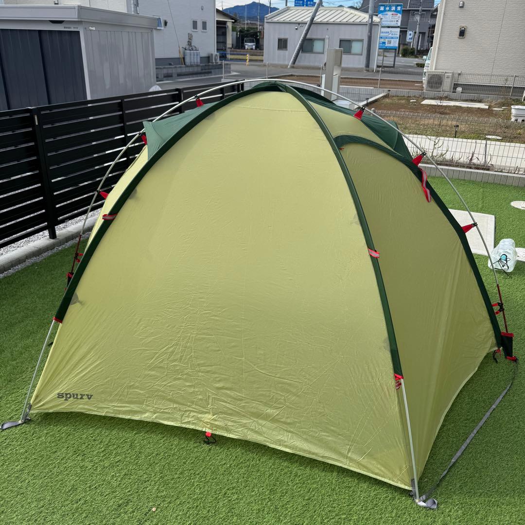 廃盤品 テンマクデザイン グランドハット2 DACポール グリーン