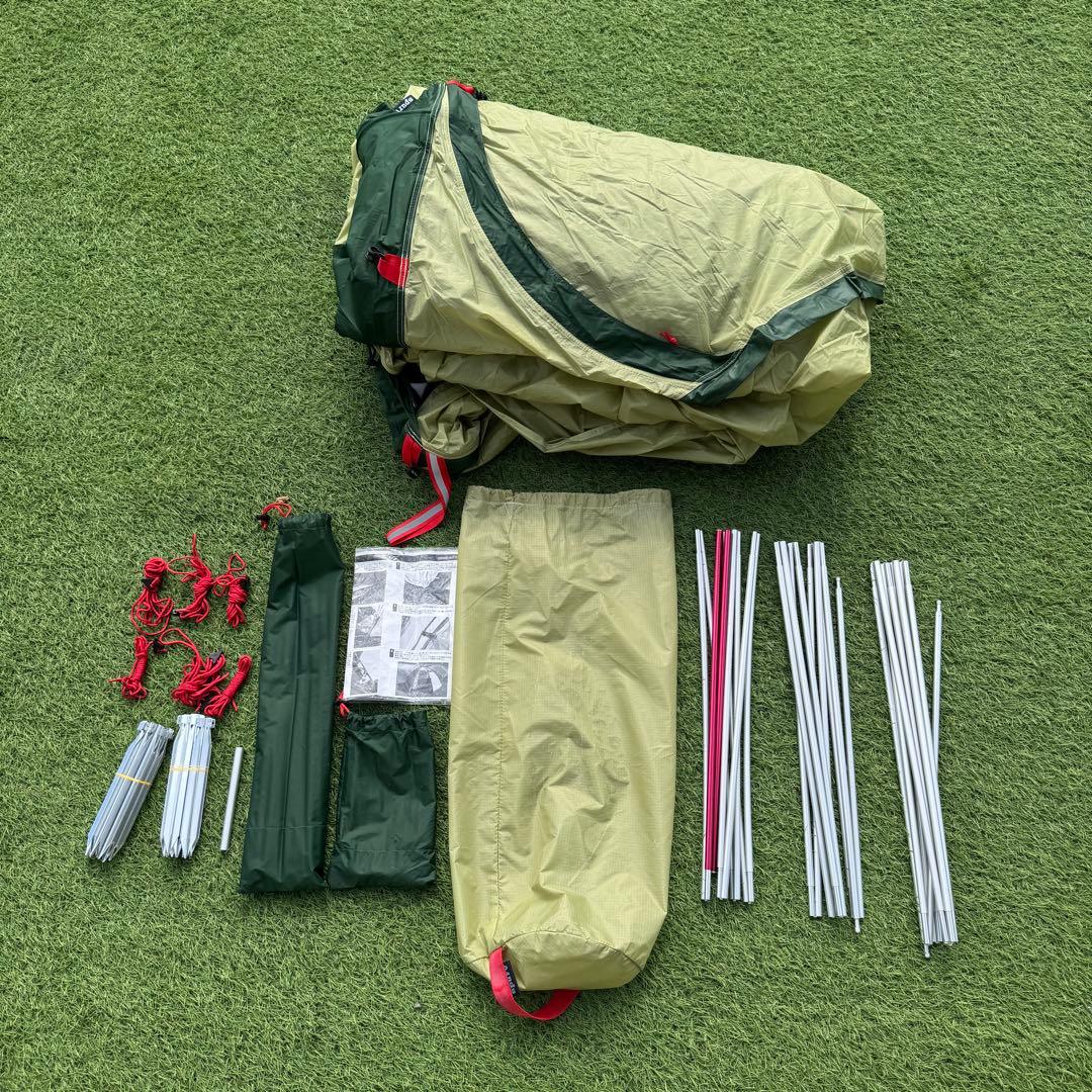 廃盤品 テンマクデザイン グランドハット2 DACポール グリーン