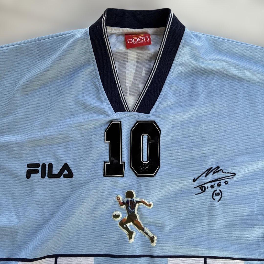 マラドーナ引退試合着用モデルユニフォームアルゼンチンFILA10番