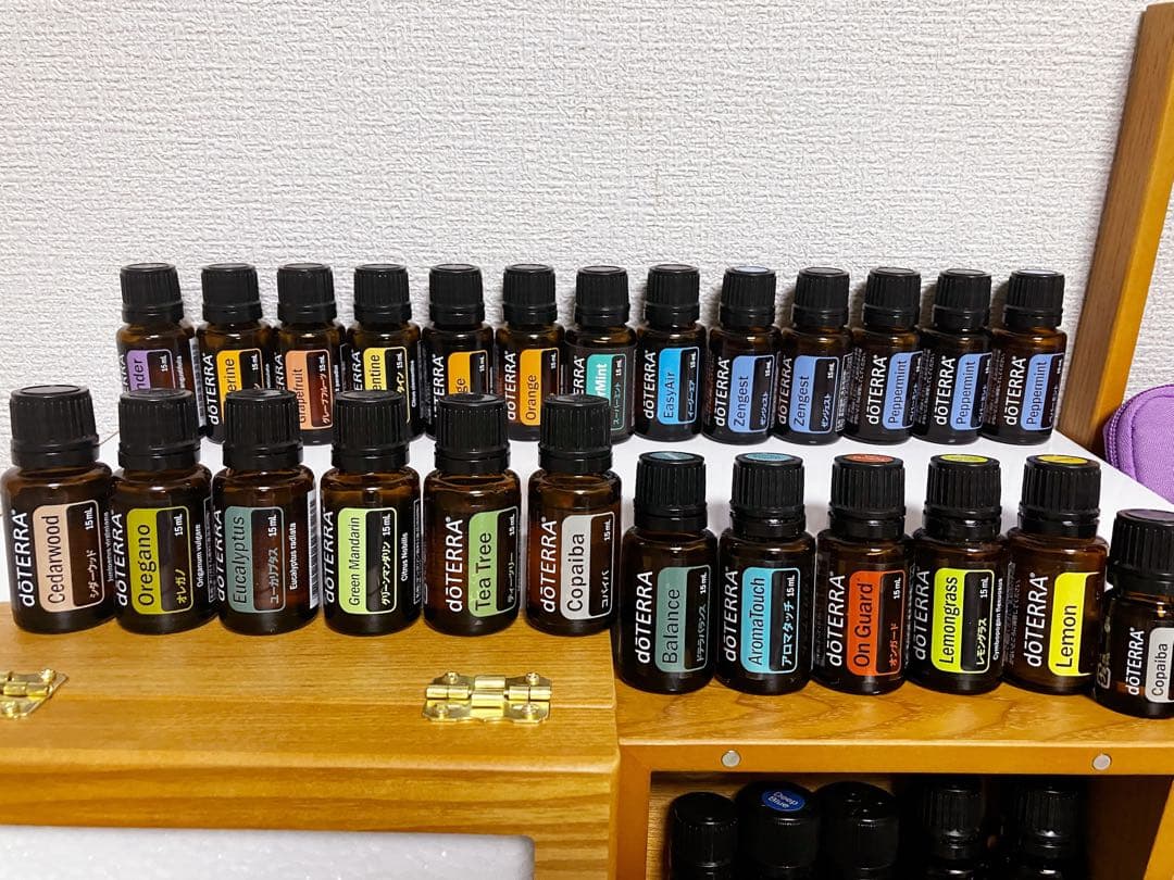総額16万超え アロマ38本 木箱3個付doTERRA 値下げセット 大幅