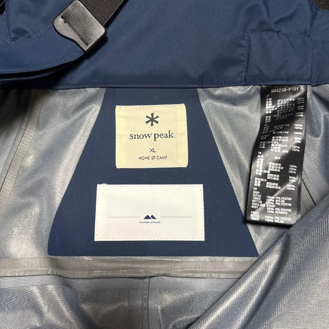 空*郎様 スノーピーク 3レイヤー グラフェンパンツ ビブパンツ Gore-Te