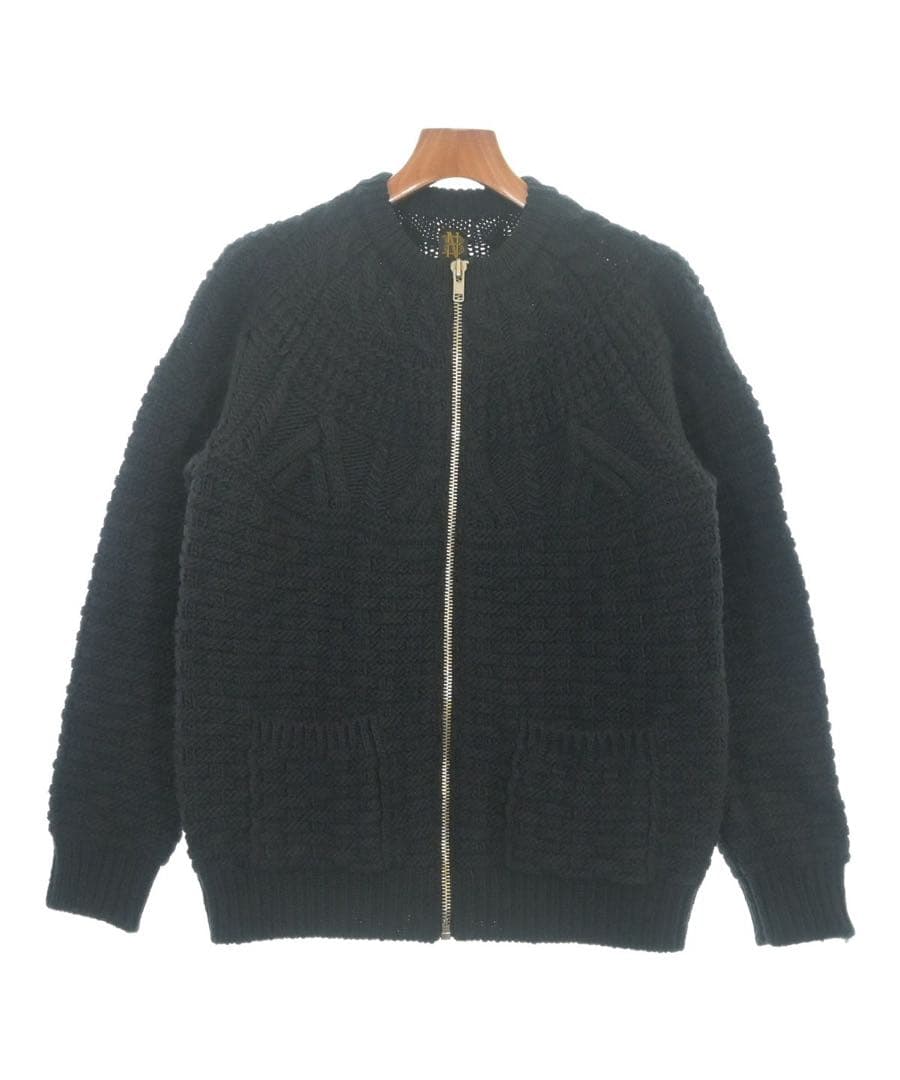 BATONER for SHIPS ブラック カーディガン-買うなら激安ネット通販