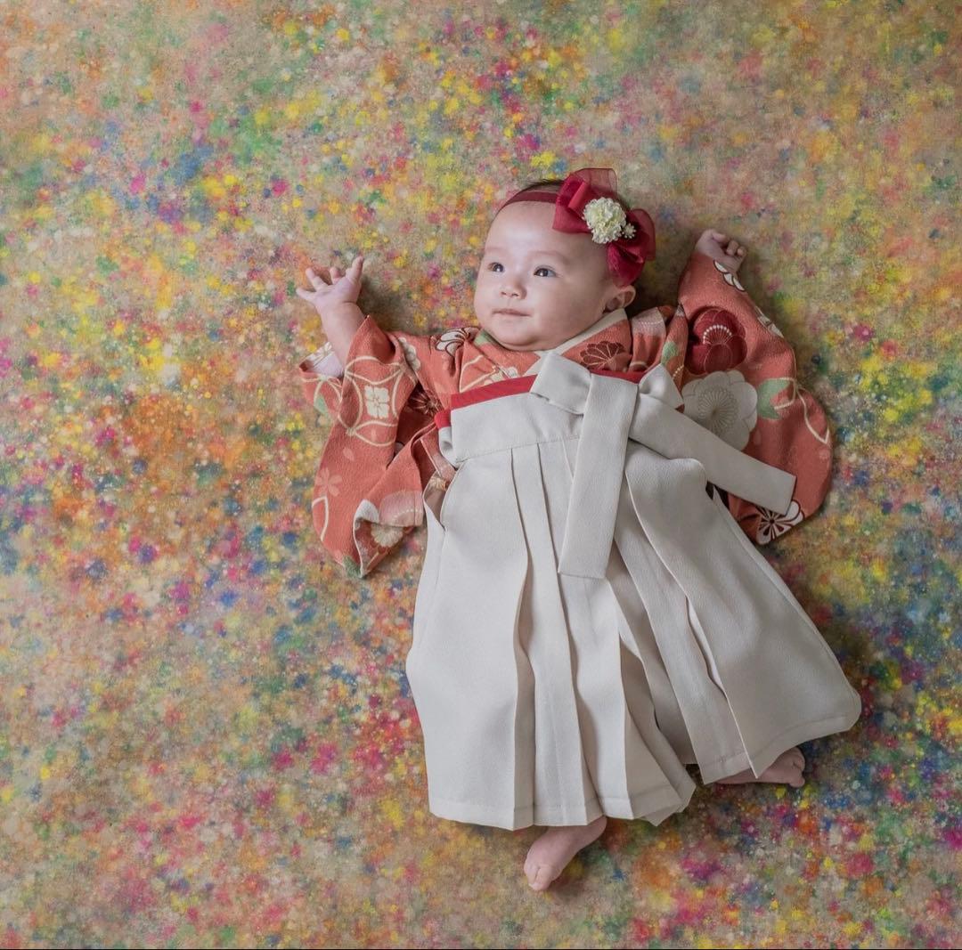 【ほぼ未使用】tsukihana かれん袴　Sサイズ かれん袴 女の子 ベビー袴 お食い初めや初節句の衣装に – tsukihana