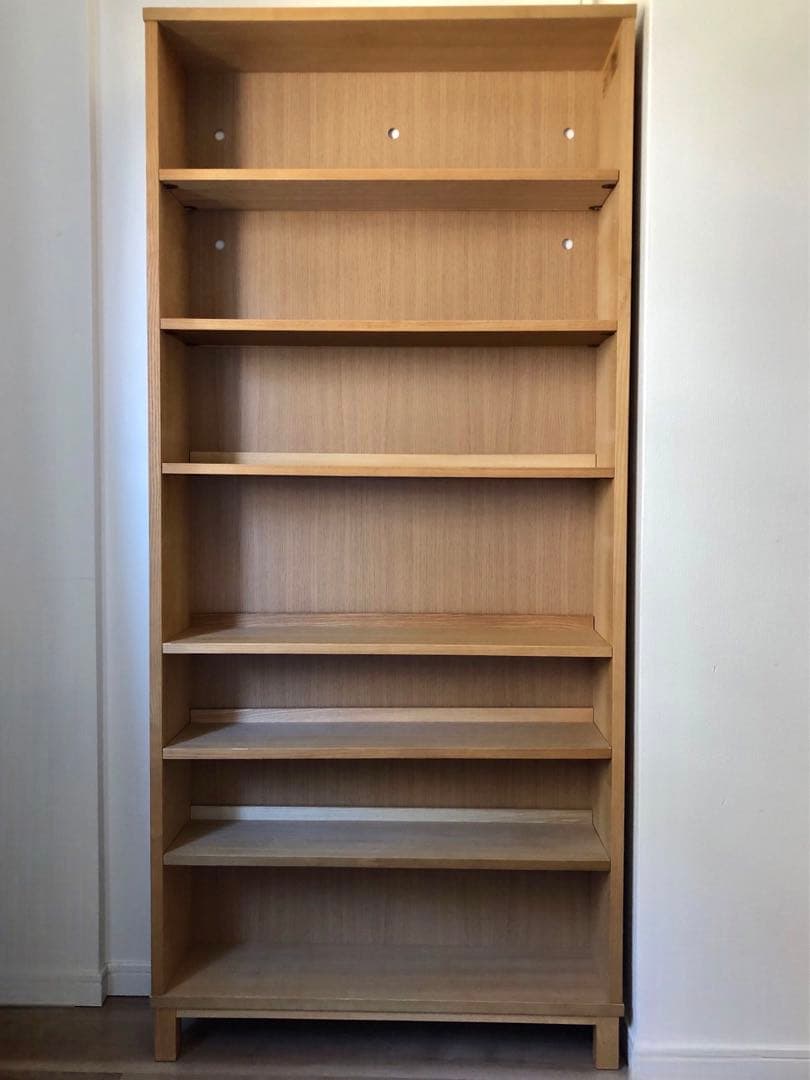 無印良品　ナチュラル木製本棚 6段 スタッキングシェルフセット・5段×2列・ウォールナット材 | 無印良品