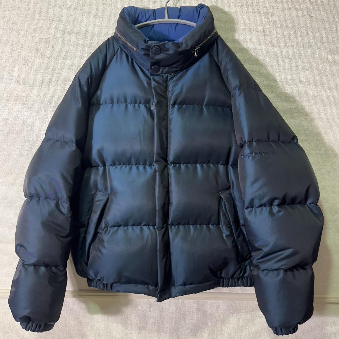 NAUTICA 90s 超肉厚 リバーシブル ダウンジャケット NAUTICA ノーティカ 90s ヴィンテージ リバーシブル ダウンジャケット