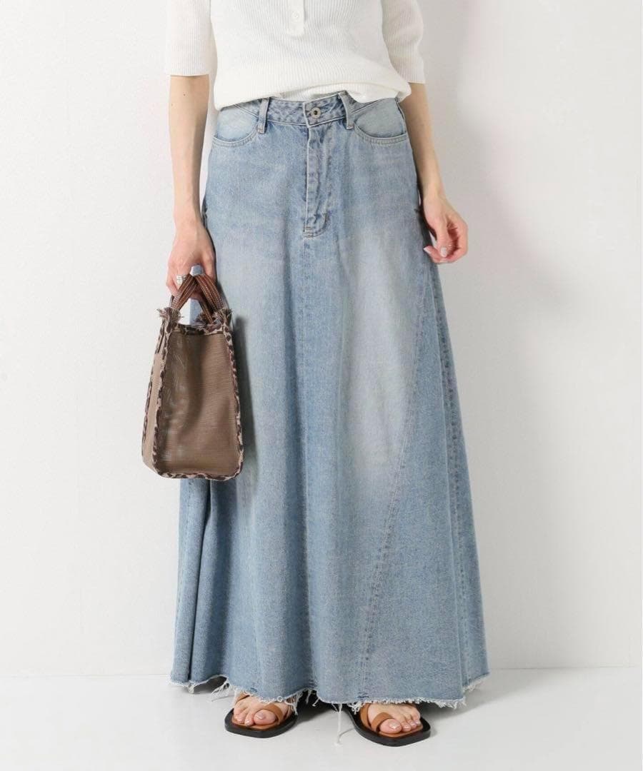 【美品】マディソンブルー 5POCKET REMAKE デニム ロングスカート マディソンブルー(MADISONBLUE)マディソンブルー 5POCKET REMAKE