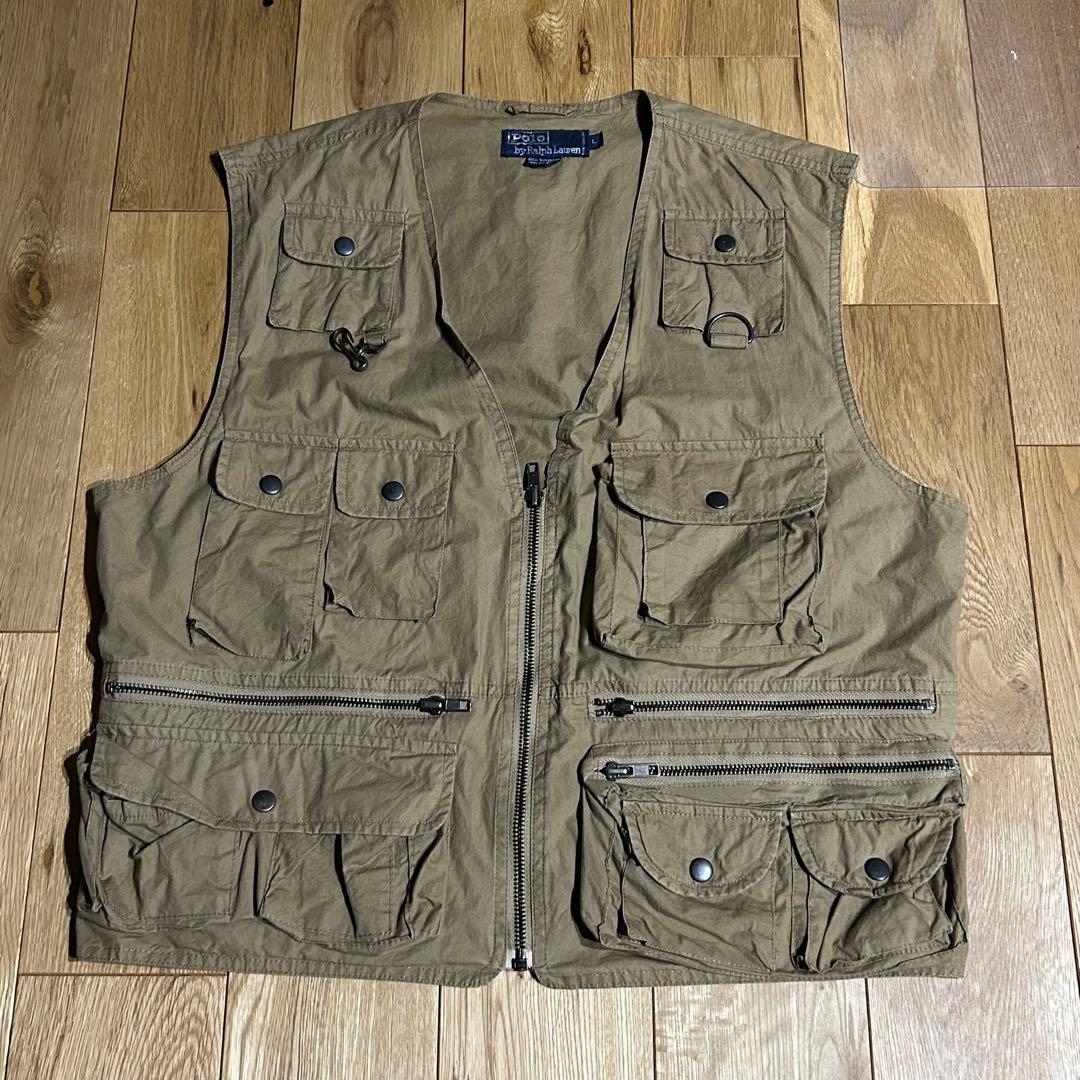 希少】Polo Ralph Lauren 90s フィッシングベスト L - メルカリ