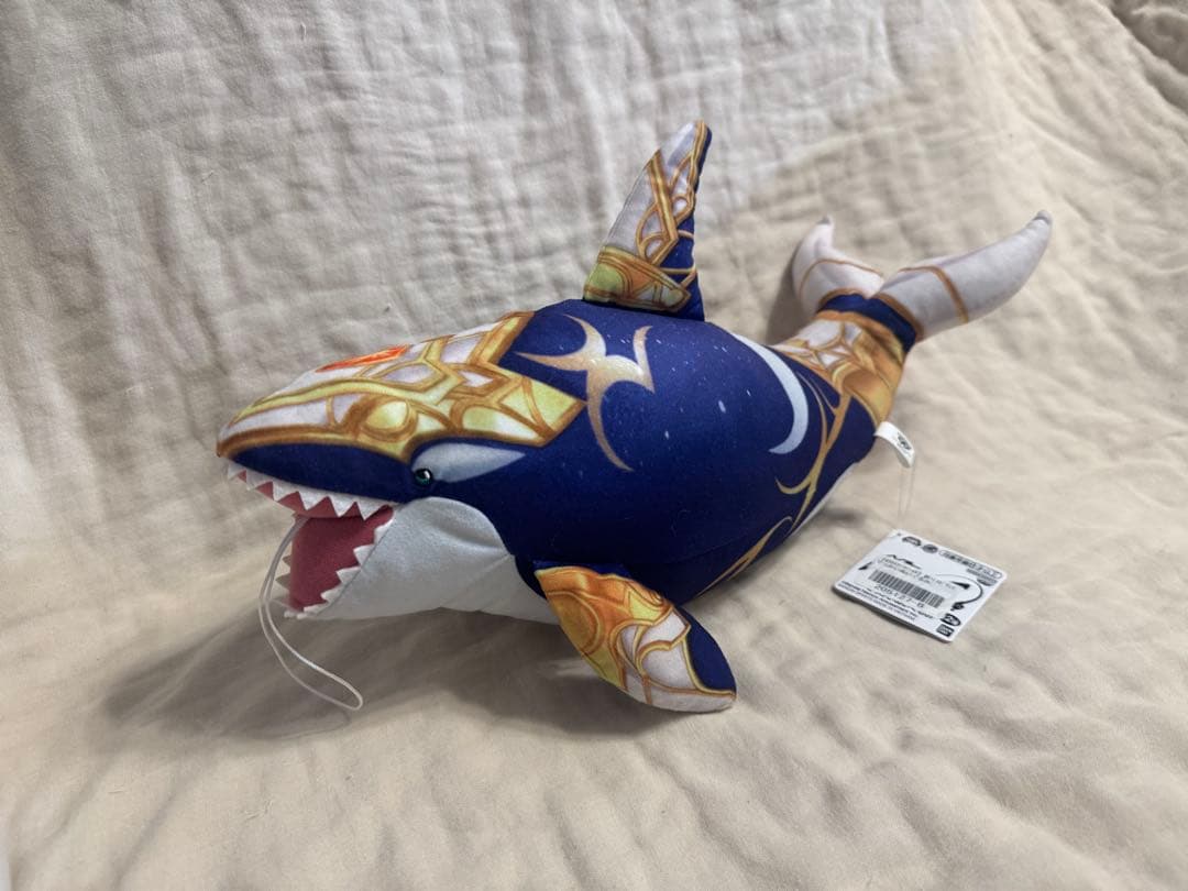 釣りスピリッツ ホワイトアーマーシャチ ぬいぐるみ 釣りスピ タグあり
