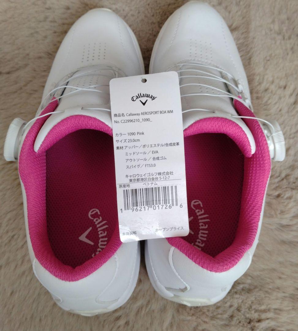 【新品未使用】キャロウェイ レディスゴルフシューズ 23.0cm