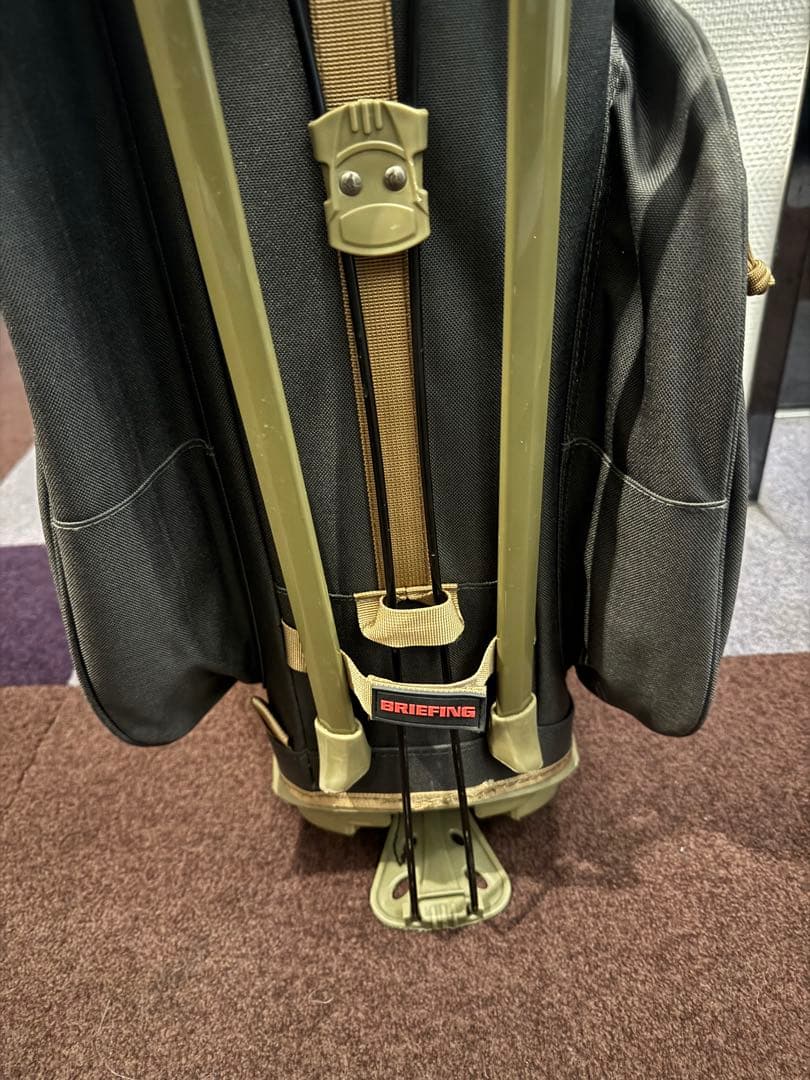 BRIEFING GOLF STEEL キャディバック ヘッドカバー付