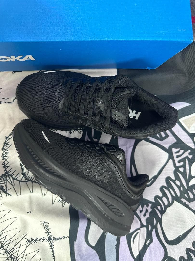 Hoka OneOne Bondi 9 スニーカー 22.5cm ブラック