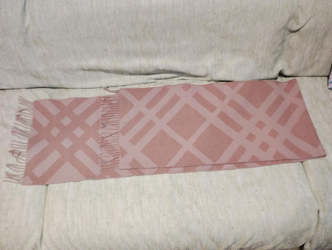 BURBERRY チェック柄マフラー ベージュ系 一 番 安い 通販