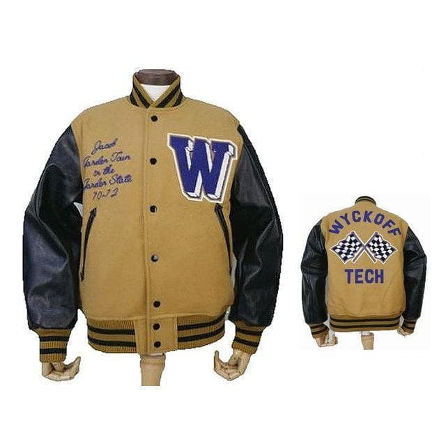 新品＊HOUSTON メルトンアワードジャケット フラッグ キャメル Lの通販