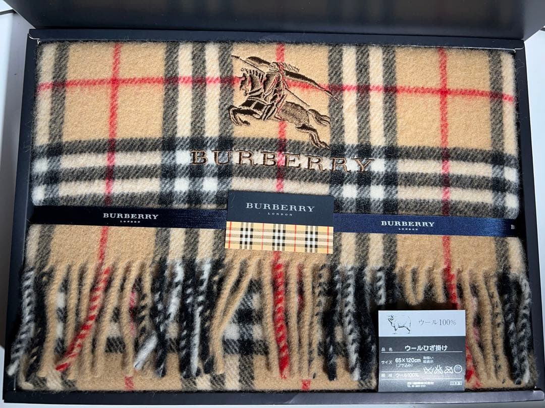 BURBERRY バーバリー ひざ掛け ブランケット - メルカリ