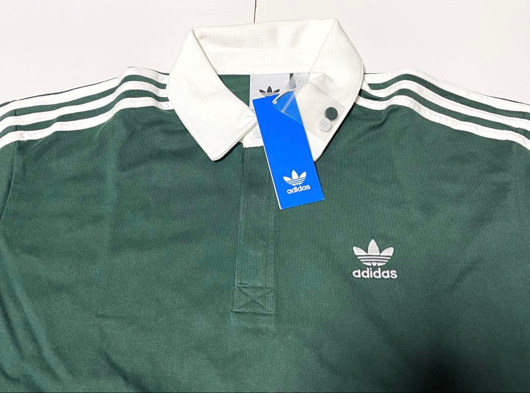 完売3XL新品グリーン国内正規品adidas常田大希着用ラグビーポロシャツ