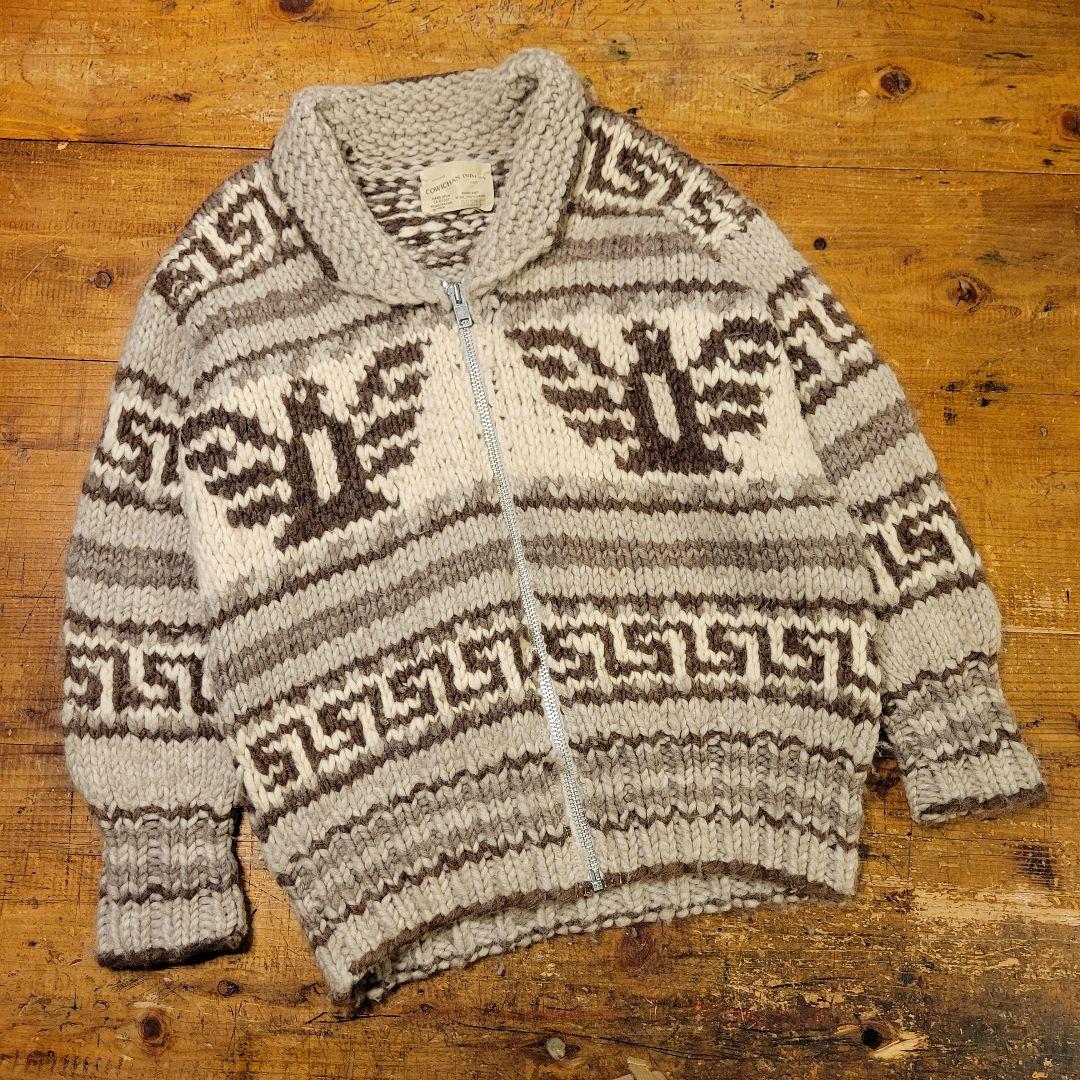 希少 90's vintage COWICHAN INDIAN カウチンセーター - メルカリ