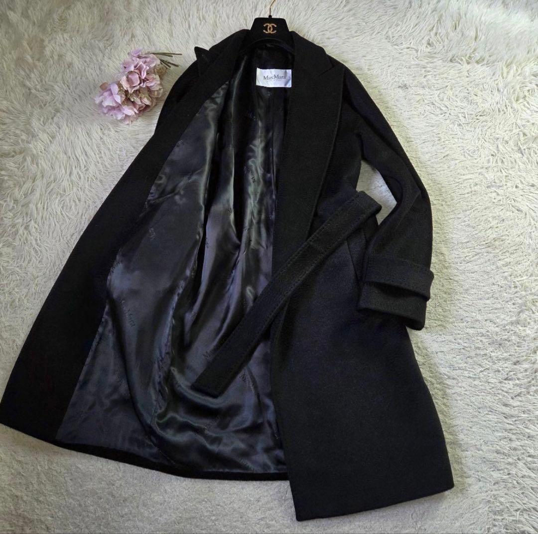 極美品 Max Mara マニュエラ キャメル100% サイズ40 L ブラック - メルカリ